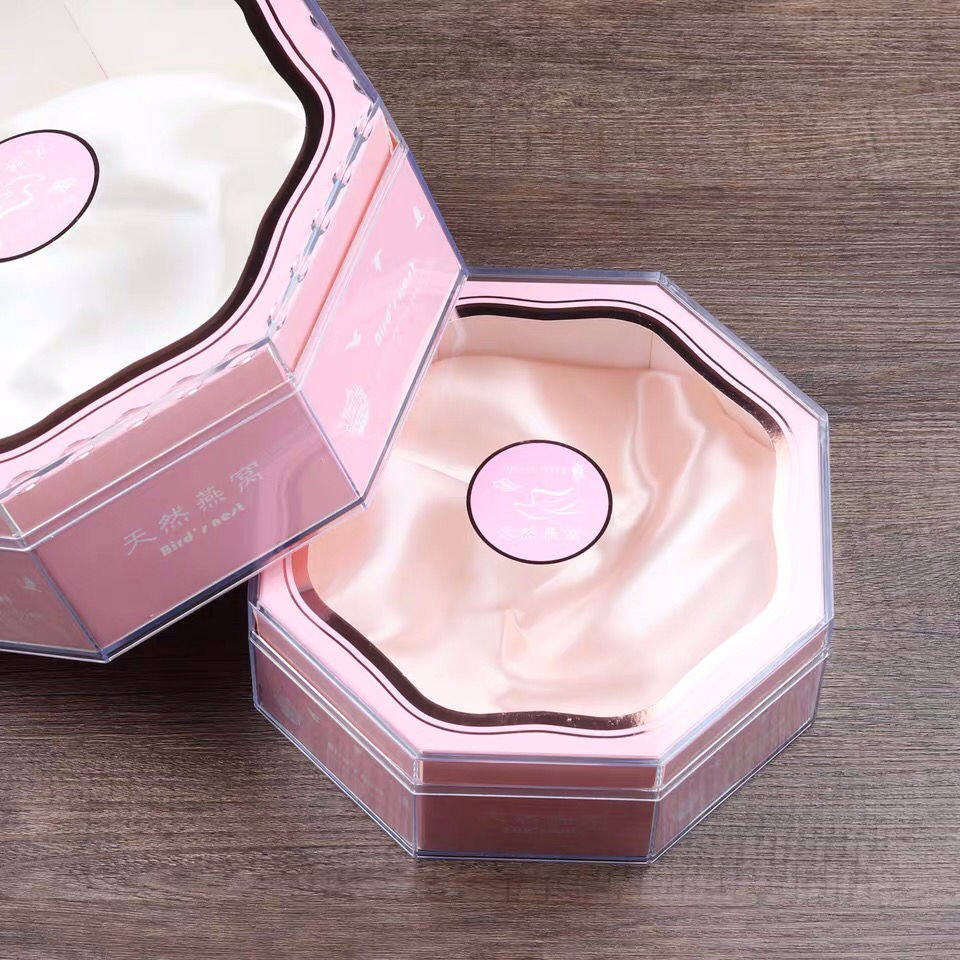 糖盒新款高档空盒包装盒燕盏大气燕窝圆形内盒圆糖盒