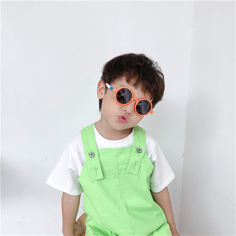 小朋友硅胶偏光镜小童6个月-4岁婴儿太阳镜墨镜幼儿园太阳镜