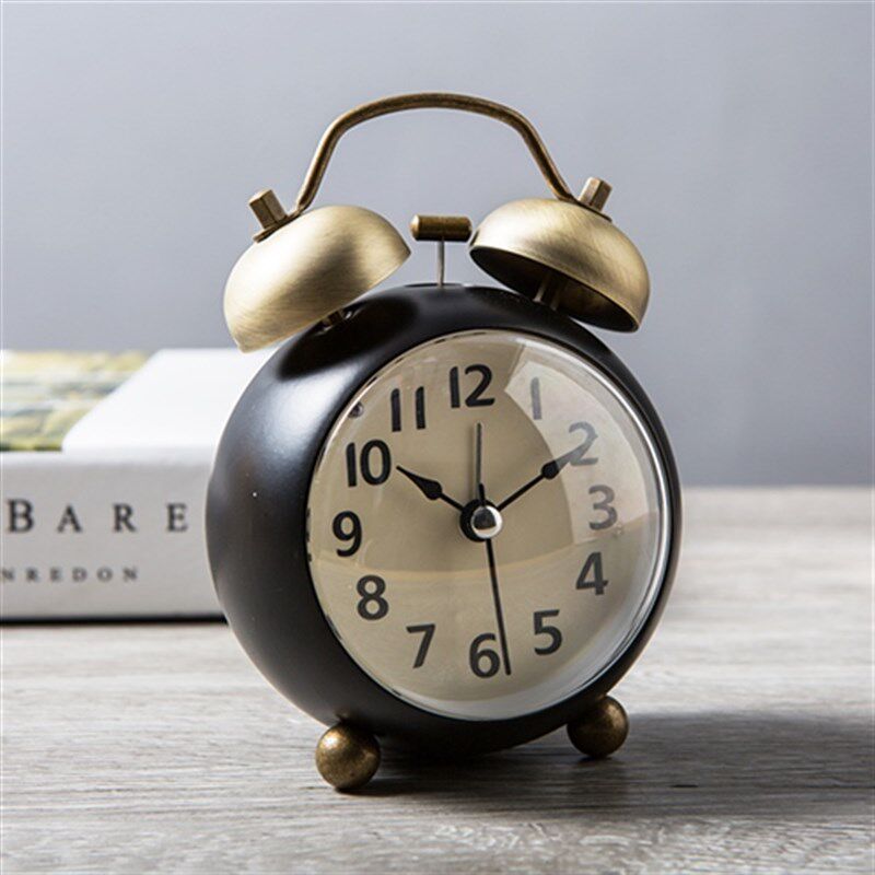 高端21闹铃6醒型复p古提醒式学生计时家用日小叫小闹钟懒人网奢华