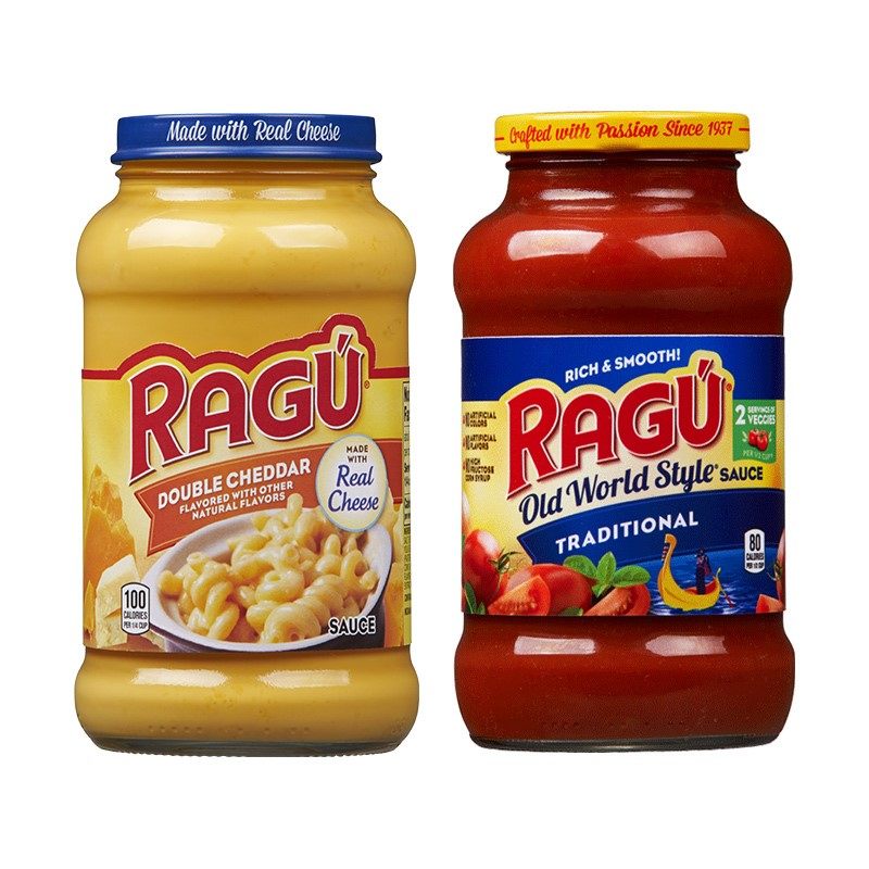 1瓶乐鲜ragu双重切达芝士453g番茄酱396g组合其它玩具