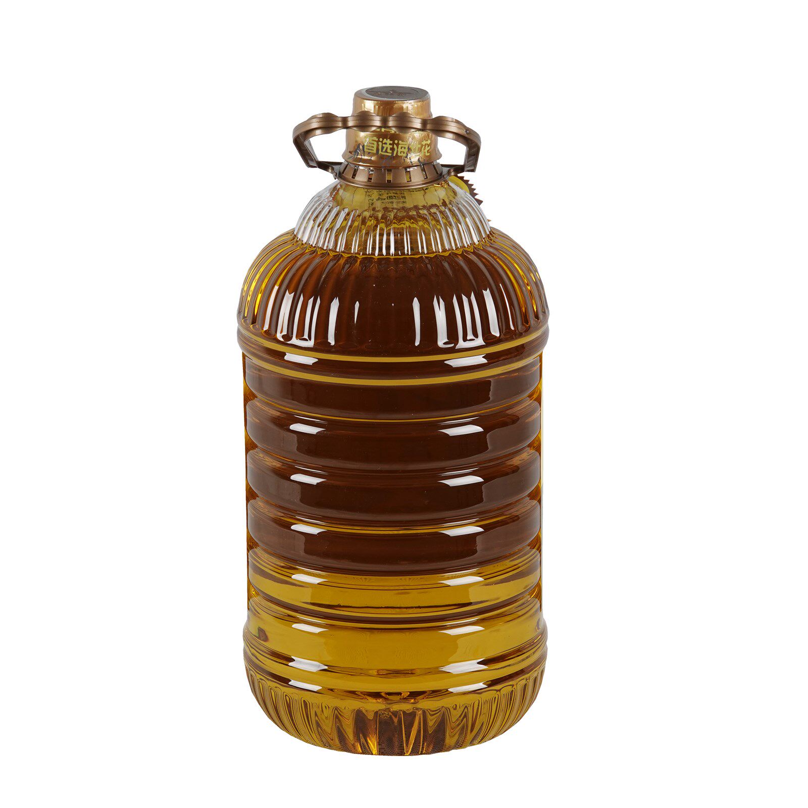 菜籽油海北花青海纯5l压榨转基因农家三级食用油菜籽油