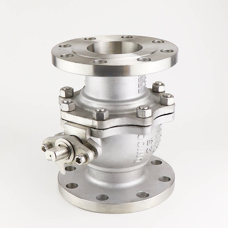 法兰球阀不锈钢q41f25p直通手动开关dn25球阀