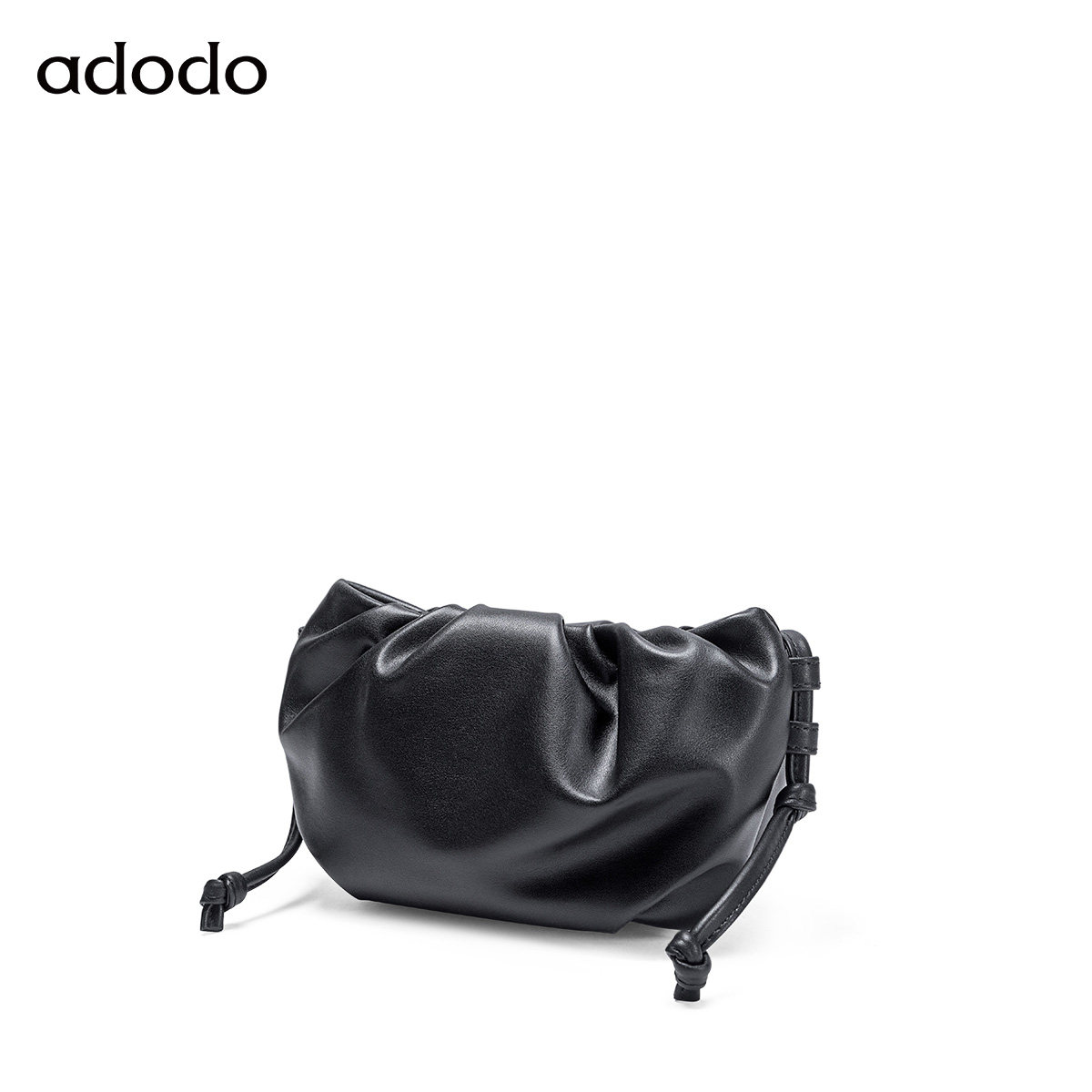 新款包云朵饺子斜挎单肩百搭半坡adodo包新款褶皱通用款女包