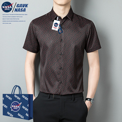 NASA GAVK2023春秋季夏季新品男女同款上衣衬衫情侣潮牌潮流休闲价格比较