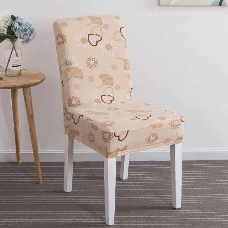 方倚欧式套罩餐厅餐桌连体椅子套子酒店弹力椅套