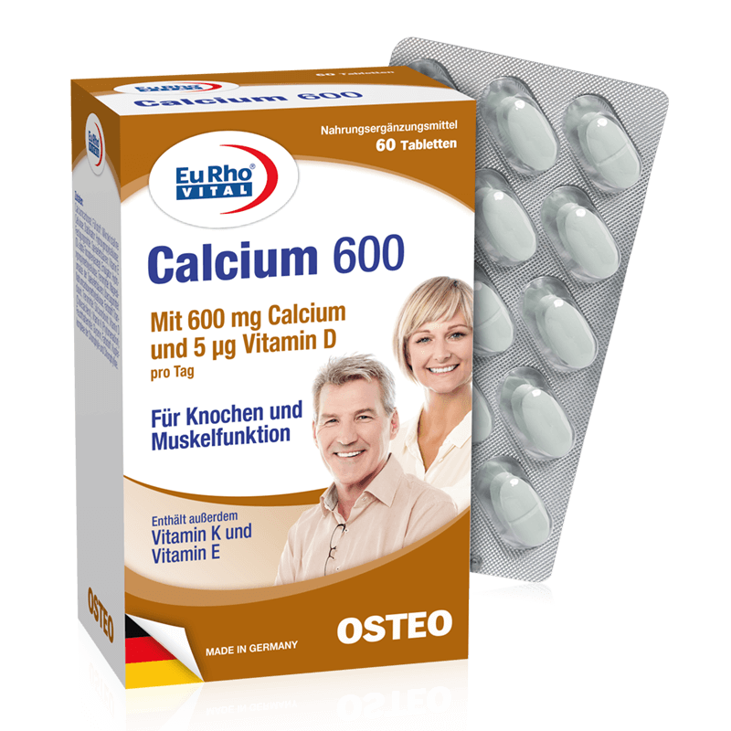 eurhovita欧维斯德国钙片中老年人腰腿疼抽筋补钙保健品旗舰店