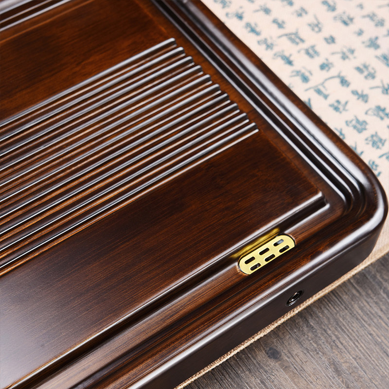 平板茶盘电木款竹檀木家用简约茶具实木茶台茶盘