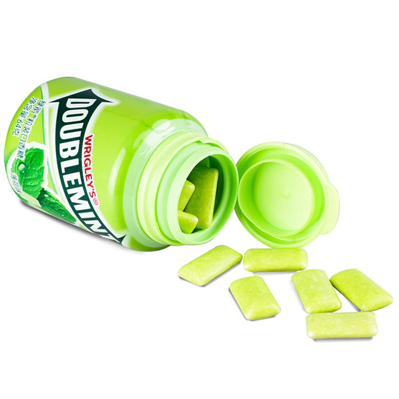 绿箭口香糖薄荷约40粒6瓶装口香糖清新口气办公室提神零食糖食品