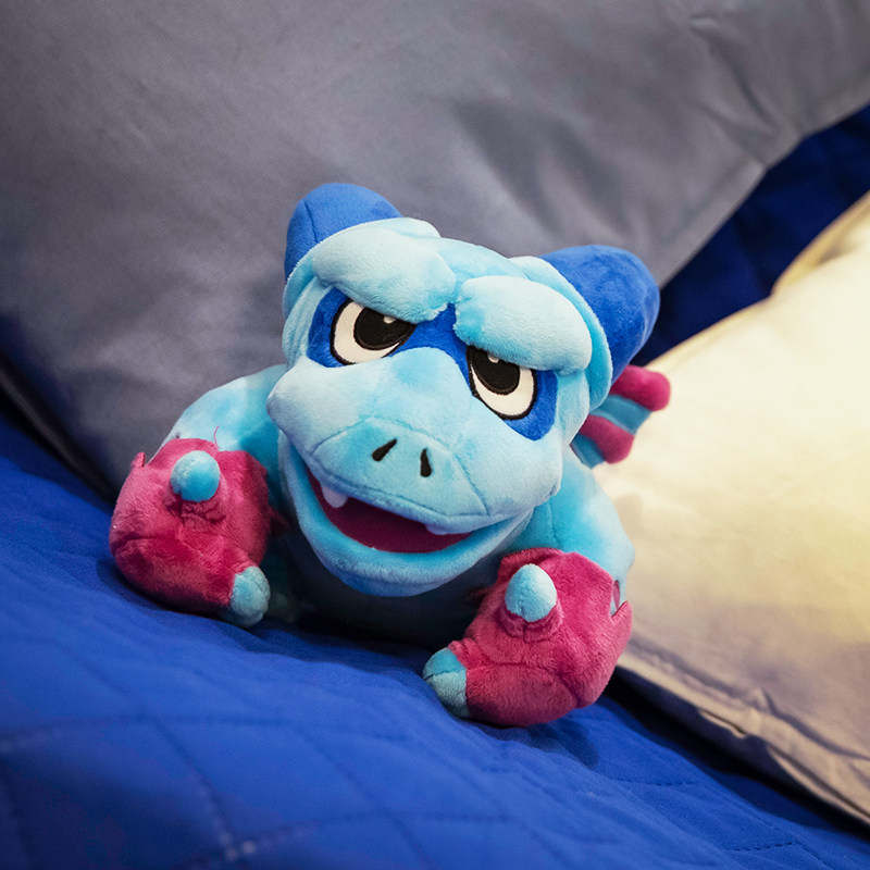 supercell部落冲突亡灵毛绒公仔玩偶抱枕礼物皇室动漫毛绒