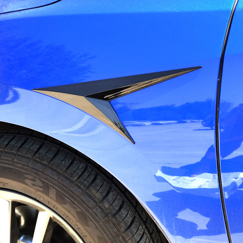 思域适用于车身三角1621款碳纤装饰改装车改装侧翼汽车装饰贴