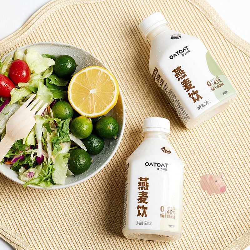 oatoat燕麦奶麦子和麦早餐燕麦饮低脂代餐饱腹无蔗糖谷物蛋白饮料