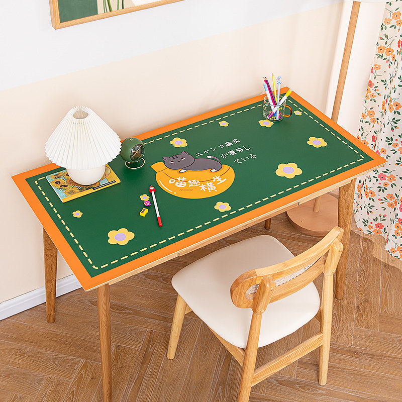 北欧儿童卡通学习桌垫防水免洗写字台垫子无味桌布