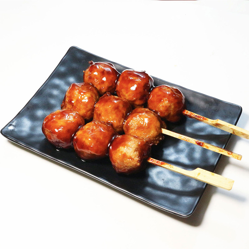 大成照烧脆骨丸子串10串装便利店同款日式碳烤鸡肉串软骨烧烤食材