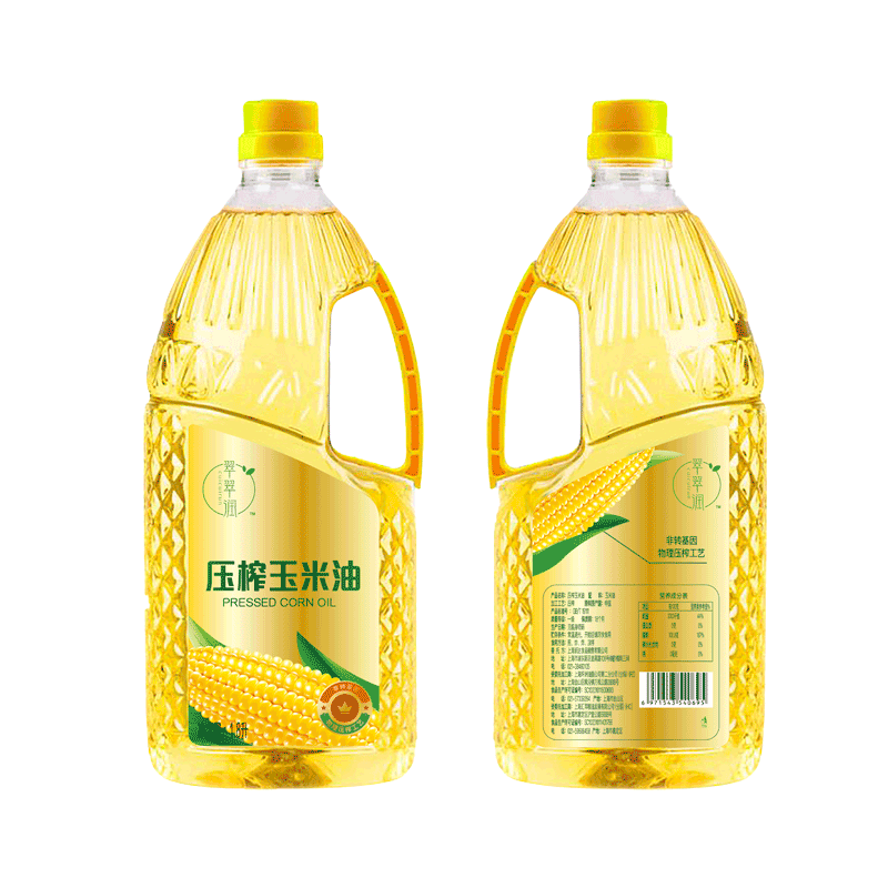 食油翠翠压榨玉米油18l食用油玉米胚芽清香家用玉米油