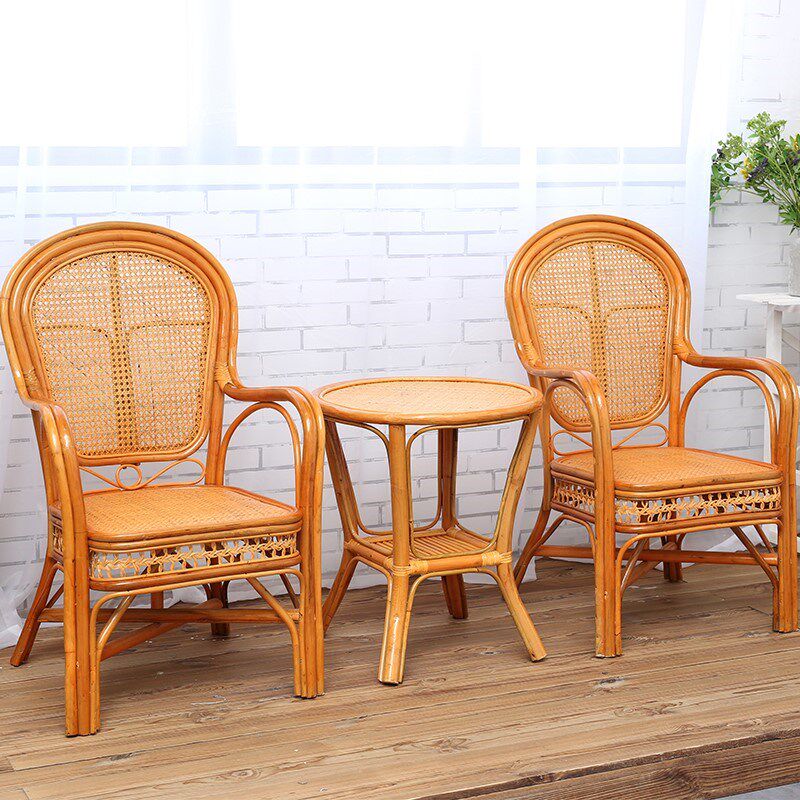 竹藤竹制品家具藤艺茶几工艺圈椅休闲椅商务办公桌椅桌椅套件