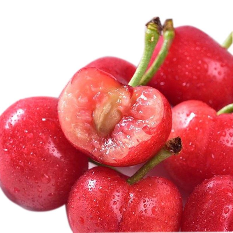 现货山东东大红灯樱桃樱珠车厘子当季新鲜水果手工食品制作