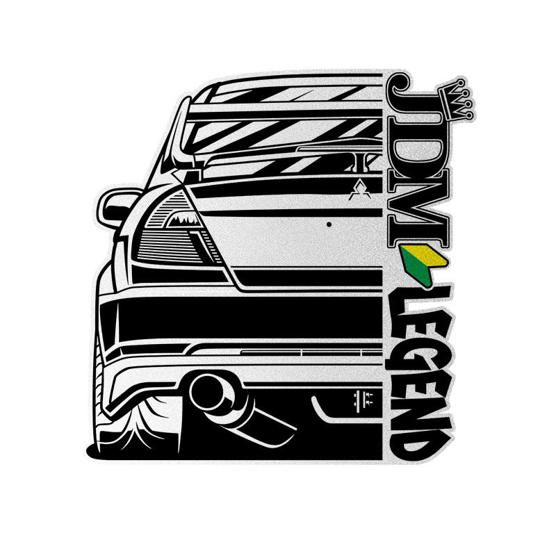 jdm日系改装车fd2三菱evo马自达rx7反光车贴汽车装饰贴