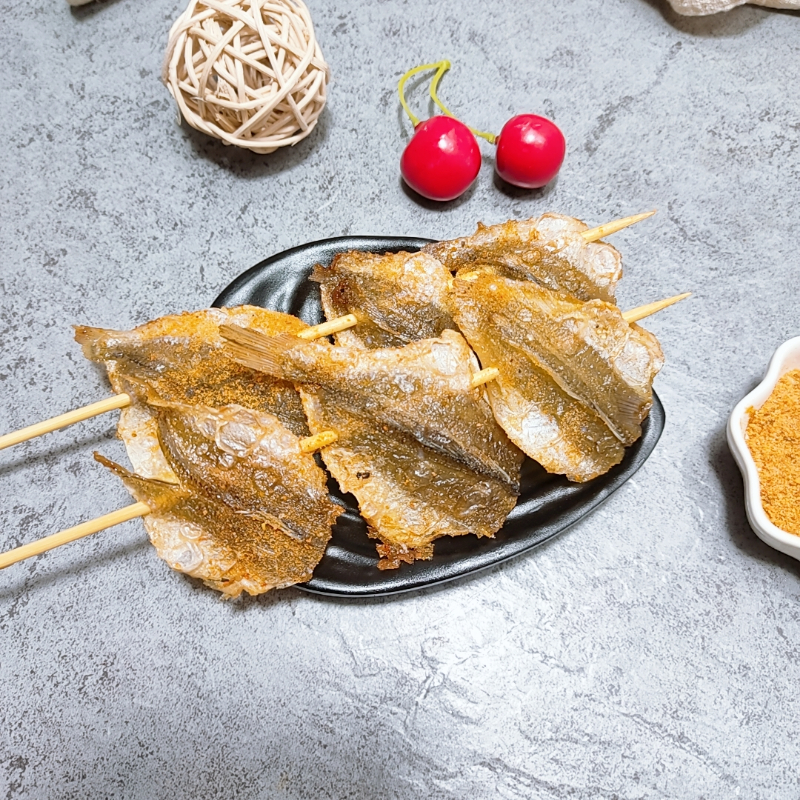 草佳味多味鱼串户外烧烤小串食材冷冻冻冰油炸鱼干