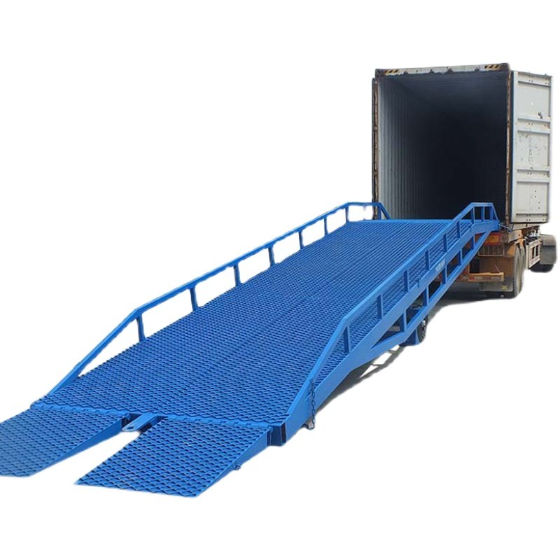 移动登车装货液压装车平台叉车升降机斜坡卸货铜材