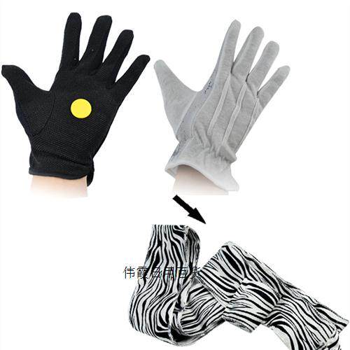 黑白手套丝巾效果晚会才艺表演近景舞台魔术魔术道具