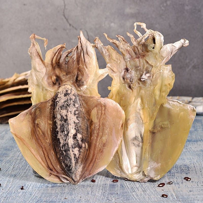 新晒干木鱼左右250只小墨鱼鱼干干目乌贼干货海鲜墨鱼干