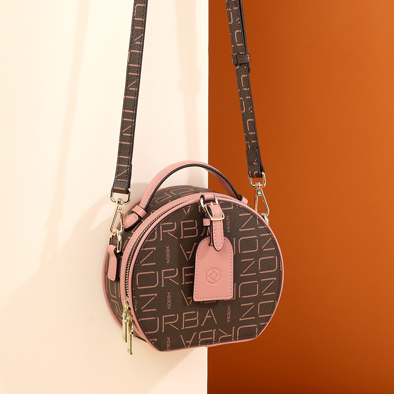 圆形小包包包女2020新款手提单肩斜挎包圆饼圆包女士包袋