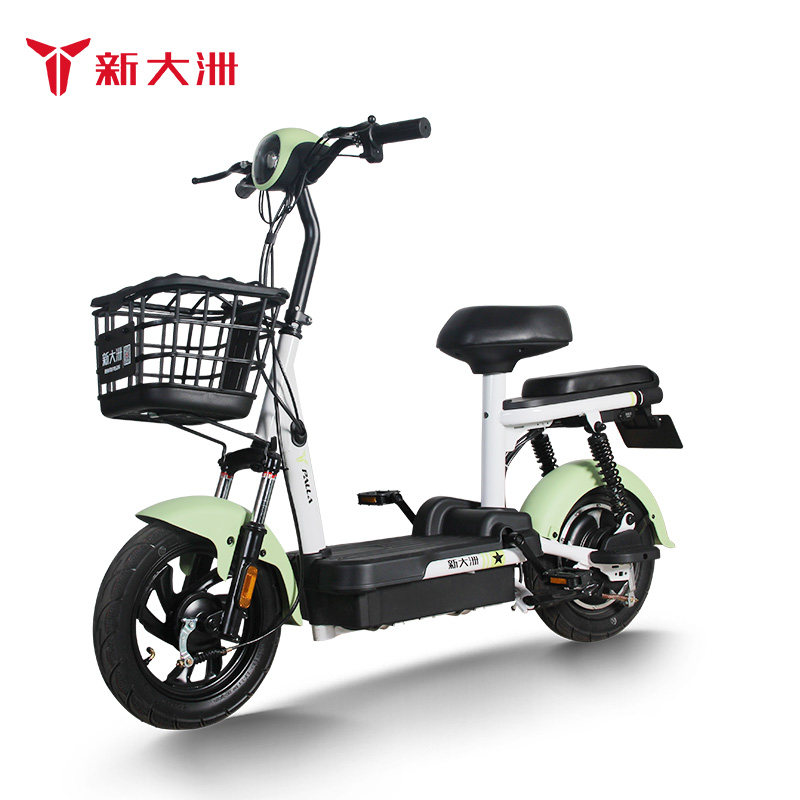 新大洲48v自行车电动轻便代步电瓶车智能palla国标电动自行车