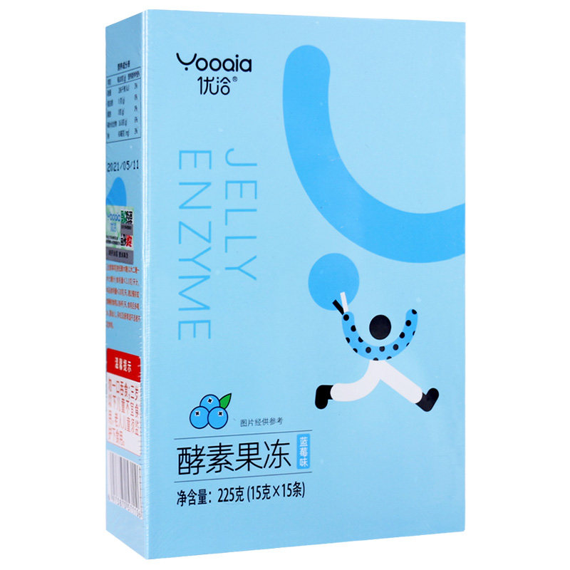 果冻酵素2发同款优洽蓝莓凝胶zq果冻