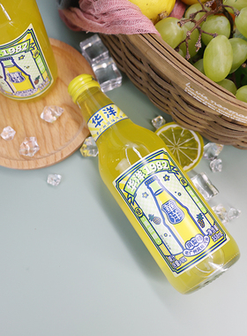 华洋1982汽水凤梨味358ml*玻璃瓶