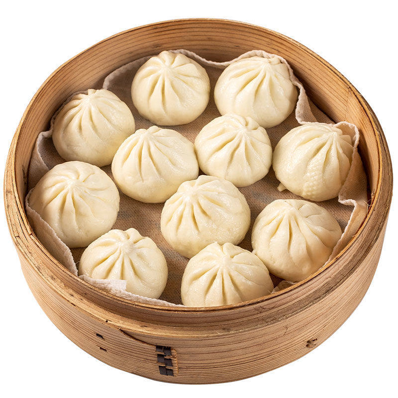 小笼包1100g约26个家庭装鲜肉速冻面点食品早餐半成品肉包子小吃