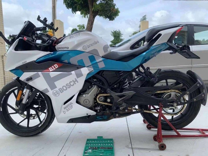 改装春风nk250250sr静音大小牙盘原装征和油封链条