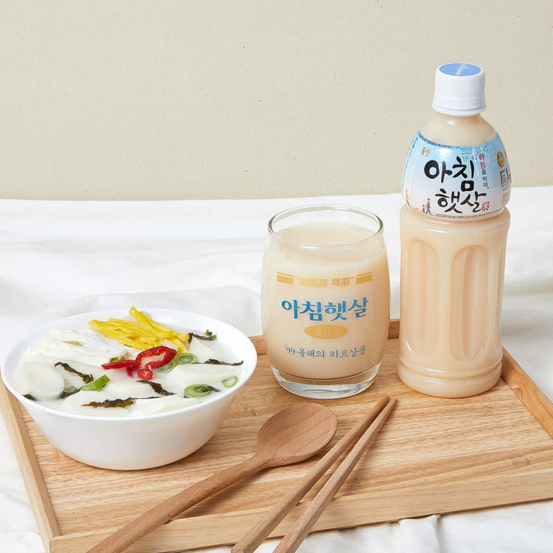 韩国进口熊津玄米糙米汁米米酒饮料大瓶大米果味