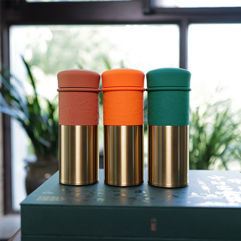 zetai仙藤玉瓷内胆保温杯高温陶瓷泡茶保冷保鲜保温杯