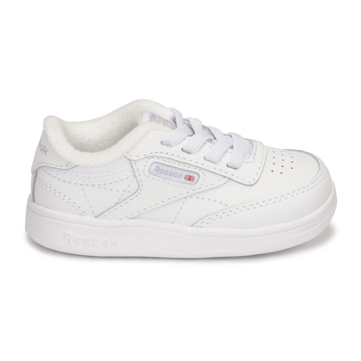 reebok锐步童鞋运动鞋春秋男女女同儿童白色低帮运动鞋