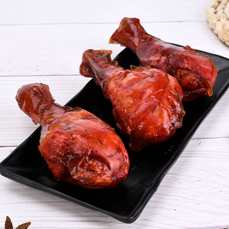 乡巴佬风味麻辣鸡腿熟食110g袋装整箱即食五香鸡肉零食