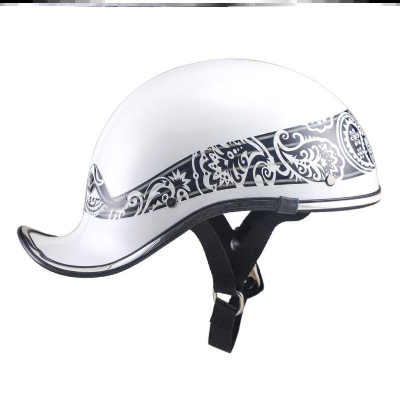 越南盔式帽轻便头盔帽安全帽摩托车头盔男女用电动车电瓶车佩戴帽