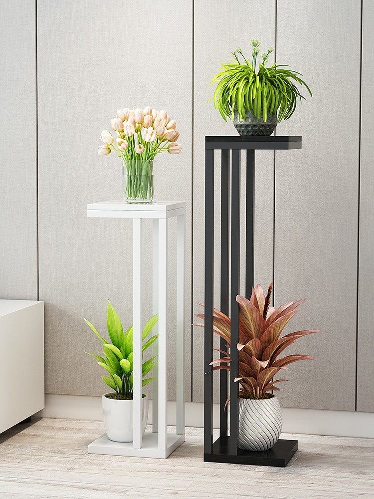 花架摆件饰品客厅电视柜旁边放花的架子轻奢摆花架落地架北欧风格