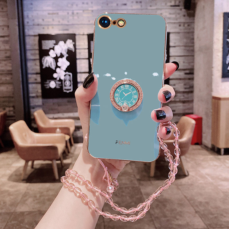 水晶手机套新款挂脖女个性防摔版全包限量奢华8p手机保护套