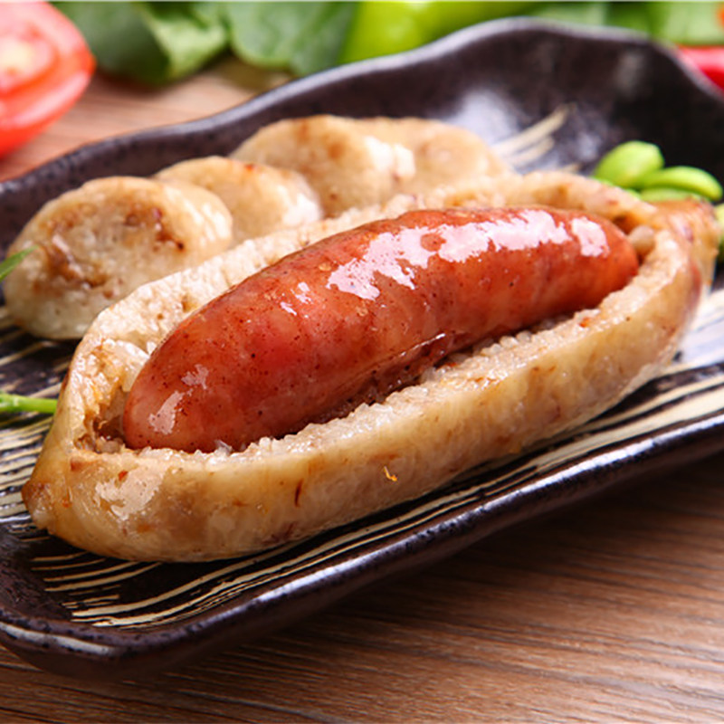 台湾米肠小肠正宗香肠小吃特色糯米包小肠大肠香肠