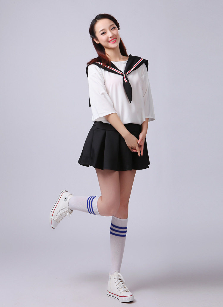 制服校服班服日短袖英伦海军日本学生装学生校服