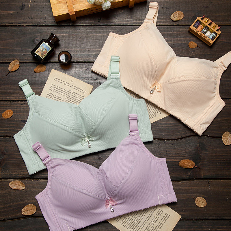 内衣空杯胸罩文胸罩钢圈平胸款不女小加厚性感文胸