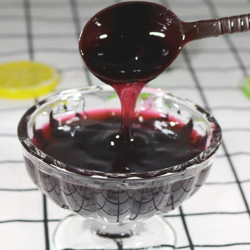 太湖美林葡萄果酱3kg桶装含果肉果粒颗粒奶茶专用刨冰商用葡萄酱