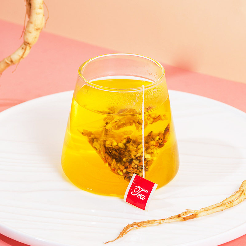 茶果滋宝人参五宝茶十宝可搭配补品男人男性枸杞茶熬夜茶