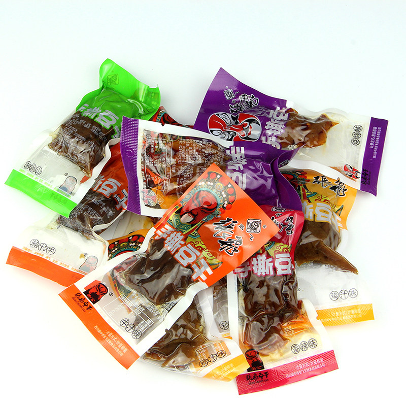 豆干弹嫩零食休闲特产阆中四川成都大豆蛋白2斤送豆腐干