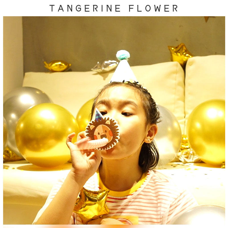 生日派对道具吹龙助兴口哨男孩女孩庆生喇叭儿童哨子