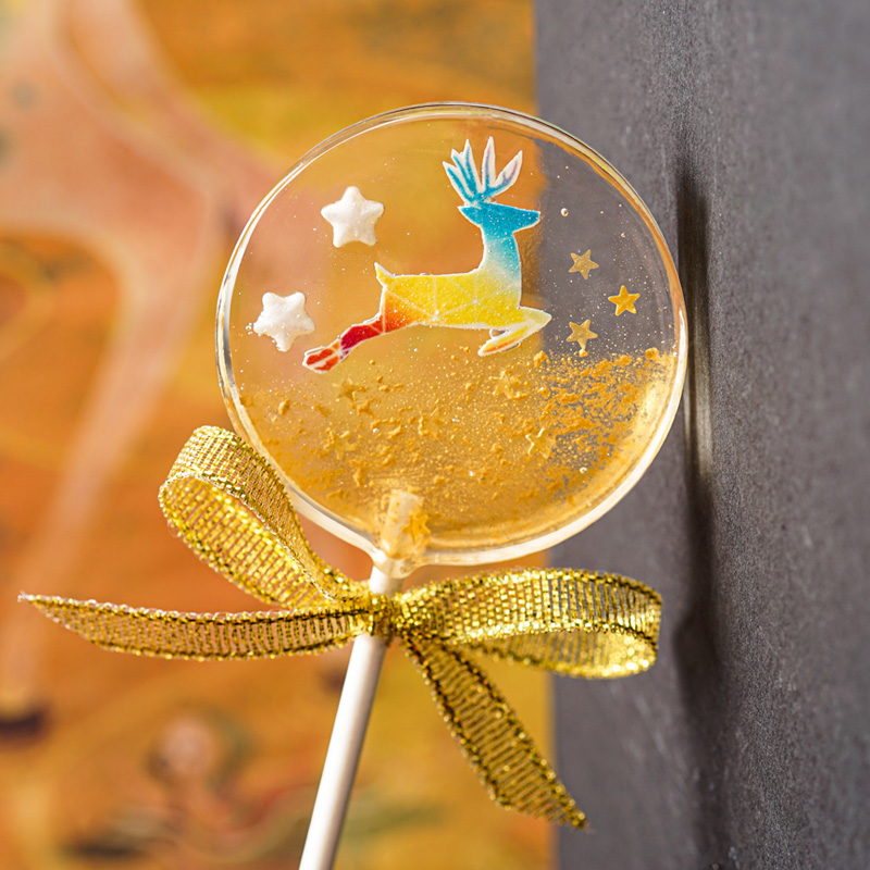 女友生日礼物麋鹿水晶棒棒糖网红创意可爱儿童节传统糖果