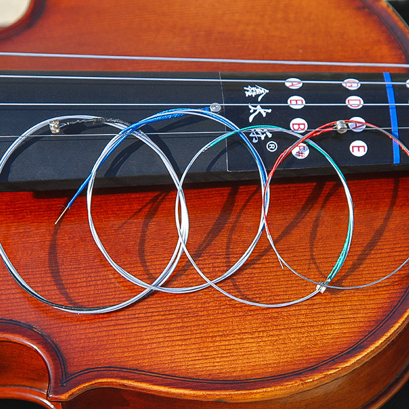 小提琴琴弦配件演奏专业合金材质初学入门耐用提琴弦