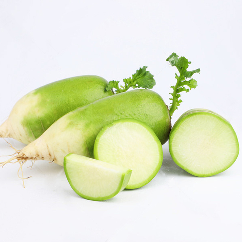 萝卜河南新鲜现挖白心绿皮当季蔬菜9斤脆甜萝卜