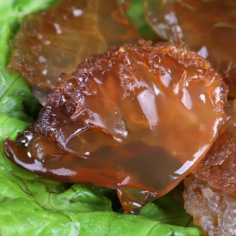 海蜇正宗野生凉拌5斤桶装非即500g商用特大海蜇