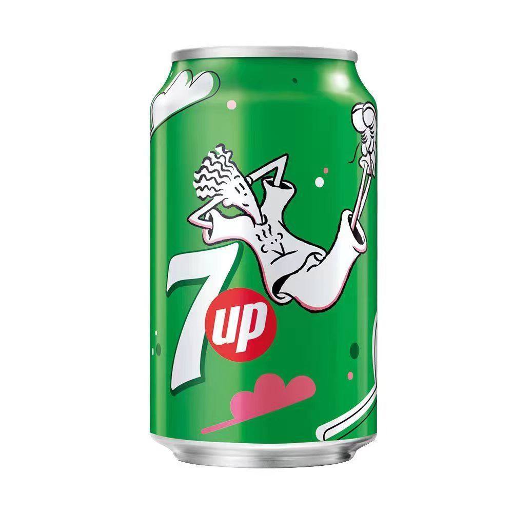 百事可乐300ml罐装整箱七喜美年达经典口味碳酸易拉罐碳酸饮料